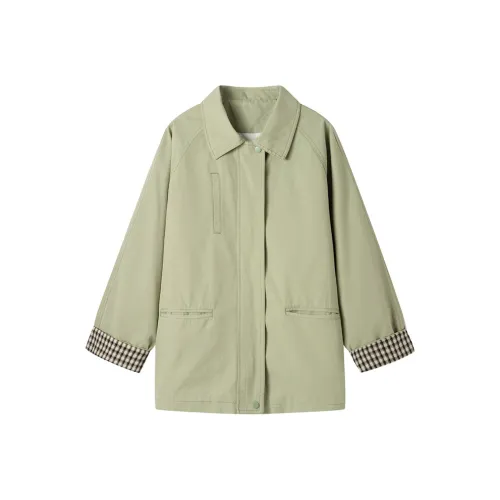 PIERRE CARDIN Тренчкот Женский Ванильный Зеленый