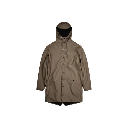 Rains Куртки и Пальто Унисекс Коричневый