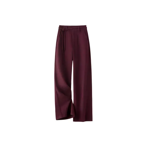 IHIMI Повседневные брюки Женские Анкора Красный