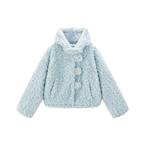 LEDIN Бархат Feel Пальто Женское Свежий Синий