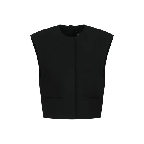 URBAN REVIVO Жилет Женские Черный