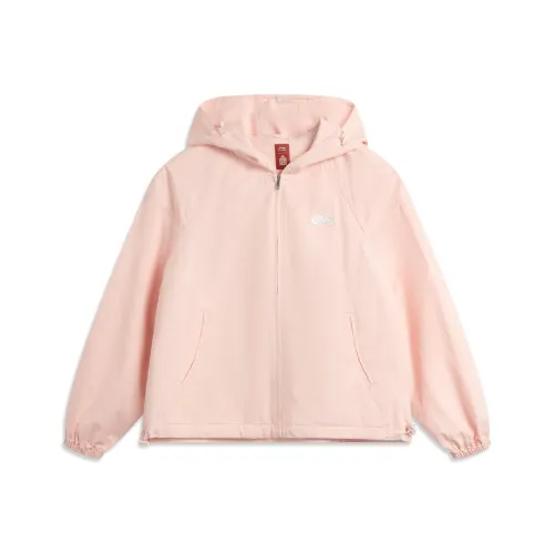 LINING x Forbidden City LIANMINGKUAN Серия китайской культуры Тренчкот женский розовый