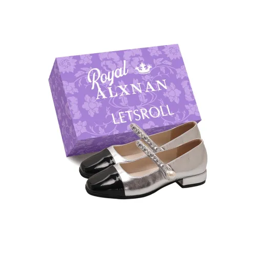 ALXNAN Квадратный каблук Mary Jane Женские туфли