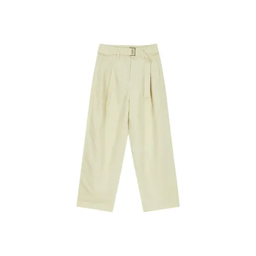 CALVIN KLEIN Повседневные брюки Женские Бежево-желтые