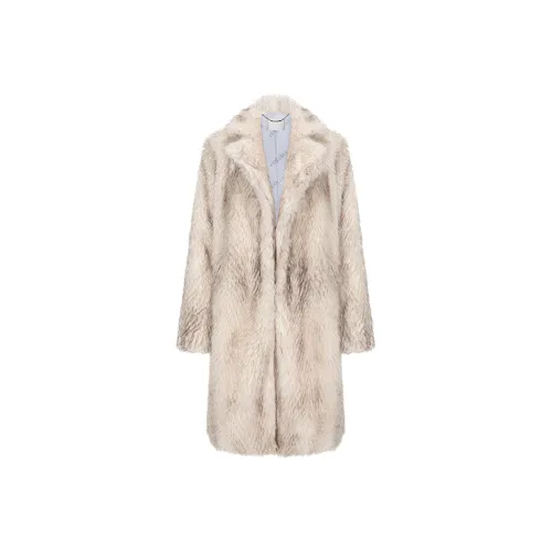 XENASERA Мех Женские Белый Коричневый
