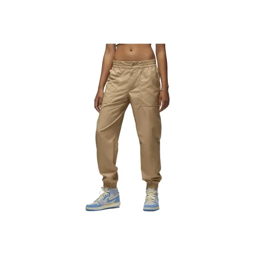 JORDAN Khaki Женские Повседневные Брюки