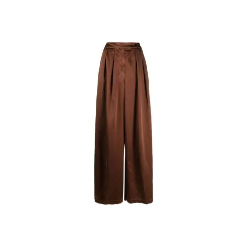 DRIES VAN NOTEN Коричневые Женские Повседневные Брюки