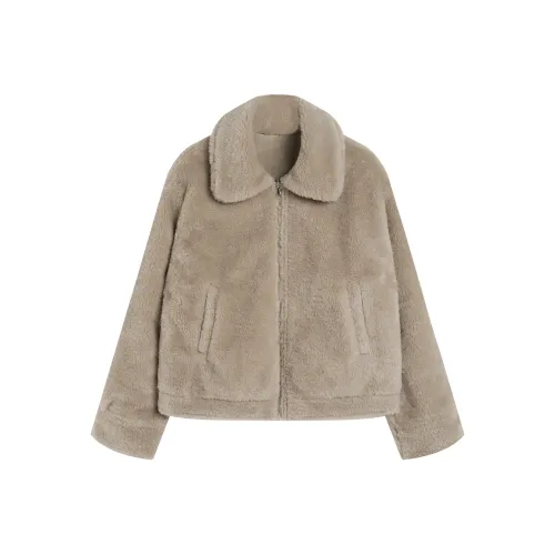 REDOLENCE Вельвет Feel Куртка Женская Песочного цвета