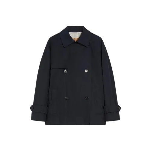 MaxMara Тренчкот Женский Ультрамарин Циан