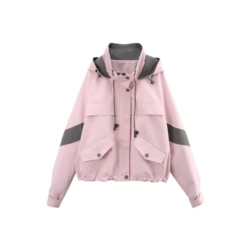 A paradise for awakening Укороченное пальто женское розовое