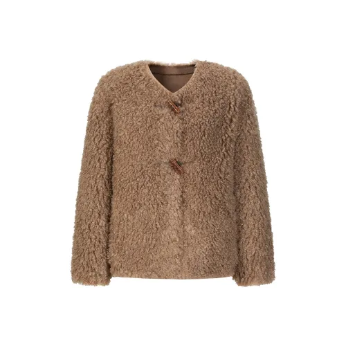 JZ. ANNAKRO Вельвет Feel Пальто Женское Верблюжий