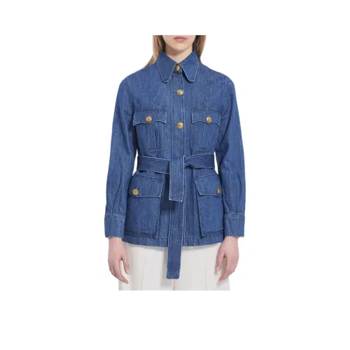 Valentino Denim Jacket Women's Blue Валиентино Деним Куртка Женская Синяя