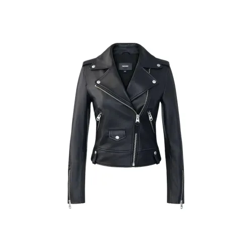 MACKAGE Ночной черный Женские кожаные куртки