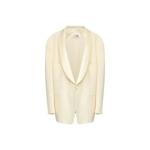 MM6 MAISON MARGIELA SS25 Бизнес-костюм Женский Бежевый