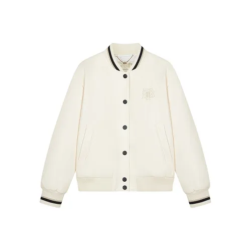 Teenie Weenie кожаная куртка цвет слоновая кость женская