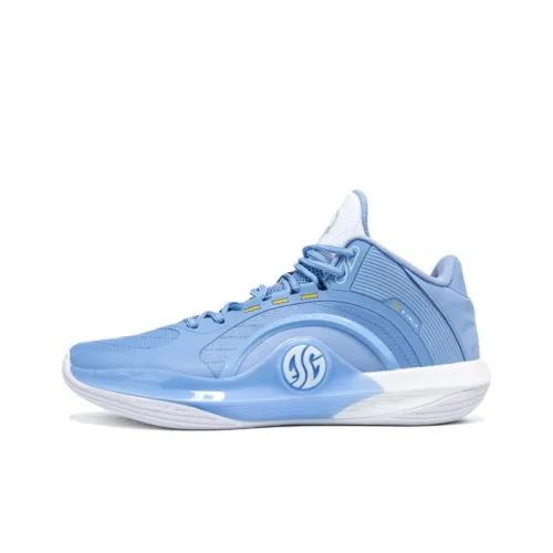 361° Противоскользящий Устойчивый к истиранию Легкий Низкий Топ Баскетбольные кроссовки Унисекс Синий