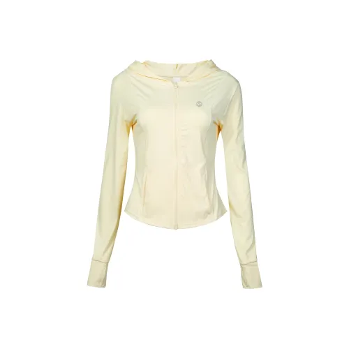 GUUKA TECH Светло-желтый Женский Тренч