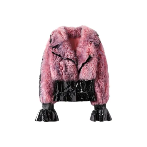 MINNANHUI Мех Женский Многоцветный