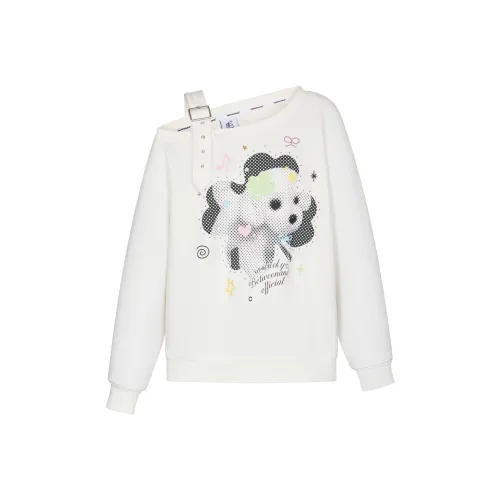 BETWEENAND Толстовка Женская Белая