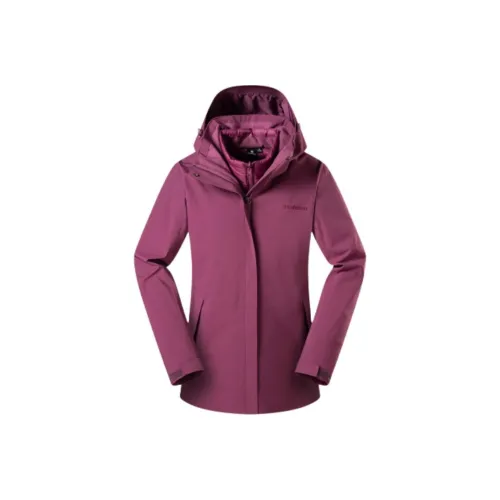 TOREAD Водонепроницаемый и Ветрозащитный Ветровка Женские Сливовый фиолетовый