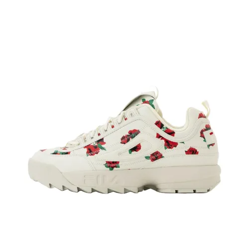 BEDWIN THE HEARTBREAKERS x FILA Disruptor 2 Low Топ Повседневная обувь Унисекс Бежевый