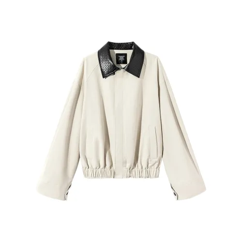 Ouyang Cropped Coat Women's Khaki Оуян Укороченное Пальто Женское Хаки