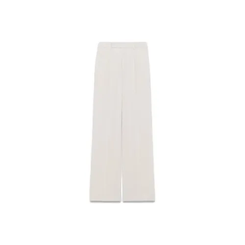 SAINT LAURENT Белые Женские Повседневные Брюки