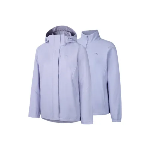 Anta Variety Тренировки Коллекция Ветровка Женская Светло-фиолетовая