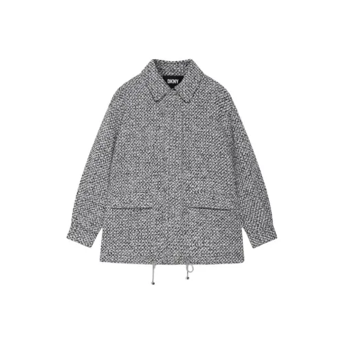 DKNY Серое Женское Пальто