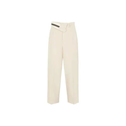 FENDI SS24 Повседневные брюки Женские Белые