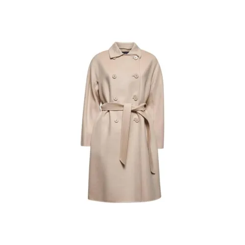 WEEKEND MaxMara Бежевое Женское Пальто