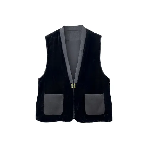 Cypress House Жилет Женский Черный