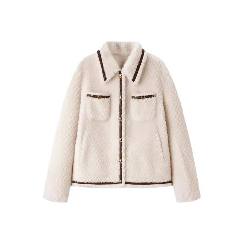 PEACEBIRD Вельвет Feel Пальто Женское