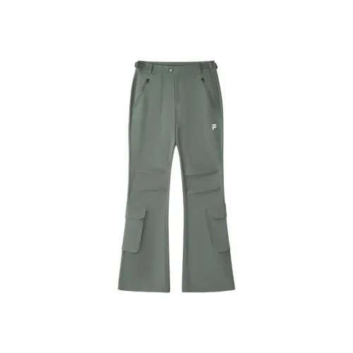 FILA FUSION Повседневные брюки Женские Полынно-зеленый