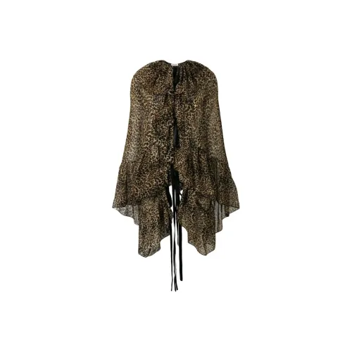 SAINT LAURENT Плащ Женский Коричневый