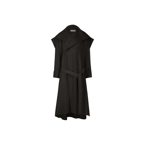 ISSEY MIYAKE SS25 Тренчкот Женский Черный