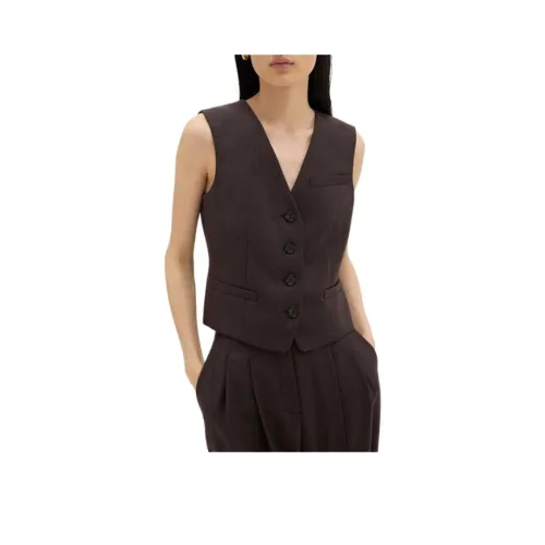 Theory Ореховый Женские Жилеты