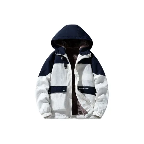 KRISTALIA Хлопковый пуховик унисекс цвет экрю