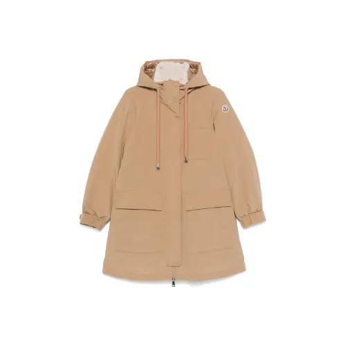 Moncler PARKA Пальто Женское Бежевый