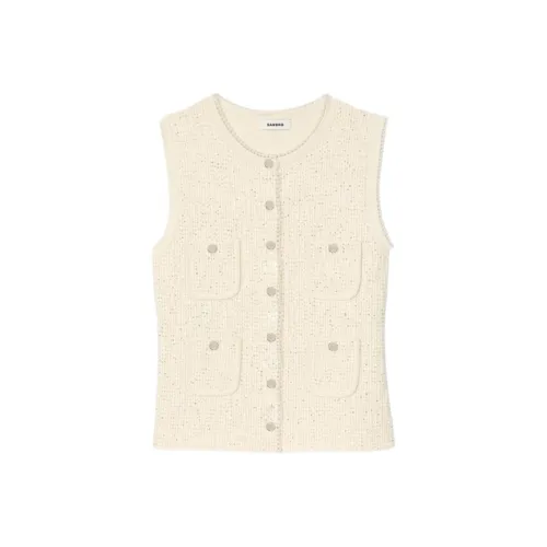 Sandro Chinese New Year Series Жилет Женские Светлый Умбра