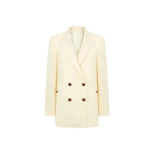 BLAZE Milano SS25 Бизнес-костюм Женский Кремовый