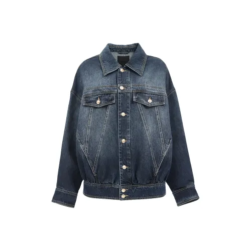 ONLY Denim Jacket Women's Washed Denim Blue