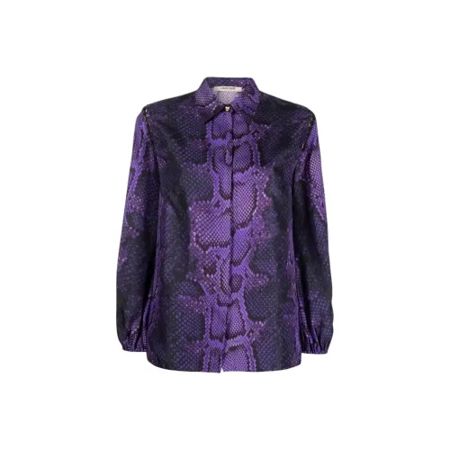 Roberto Cavalli Рубашка Женская Фиолетовая