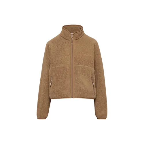 ARITZIA TNA Polartec Термический Pro Mockneck ZIP UP Бархат Feel Пальто Женские Saville Saville Коричневый