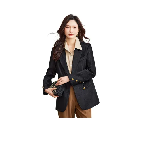 TERRE BLEUE Весенний Осенний Бизнес Костюм Свободного кроя Женский