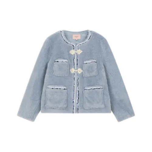 Cocoon Светло-синий Женские меховые изделия