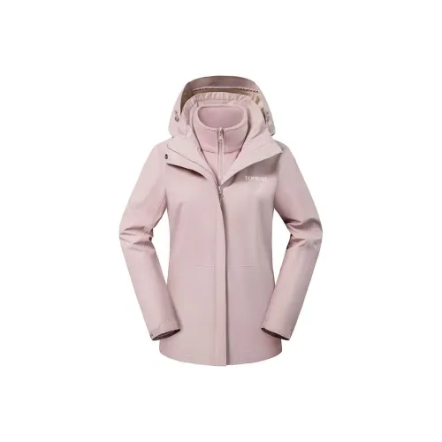 TOREAD Ветрозащитный Дышащий Водоотталкивающий Устойчивый к истиранию Термостойкий Ветровка Женские Керамический Керамическая Розовый