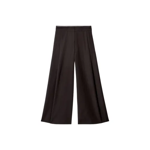 COS Повседневные брюки Женские Темно-коричневый