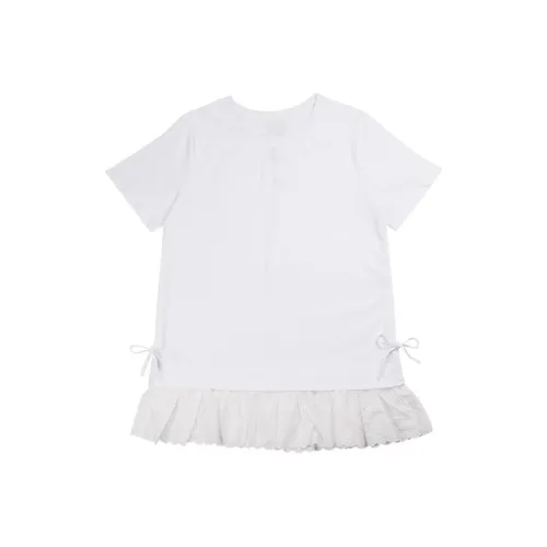 SLEEP AT 11 T Рубашка Женская Белая