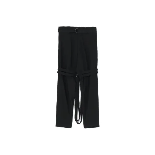 Yohji Yamamoto Черные Женские Повседневные Брюки